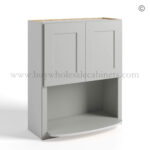 Dorian Gray Shaker Wall Microwave Cabinet, rta cabinets, wholesale cabinets