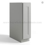 Dorian Gray Shaker Full Height Door Base Cabinets Single Door, rta cabinets, wholesale cabinets