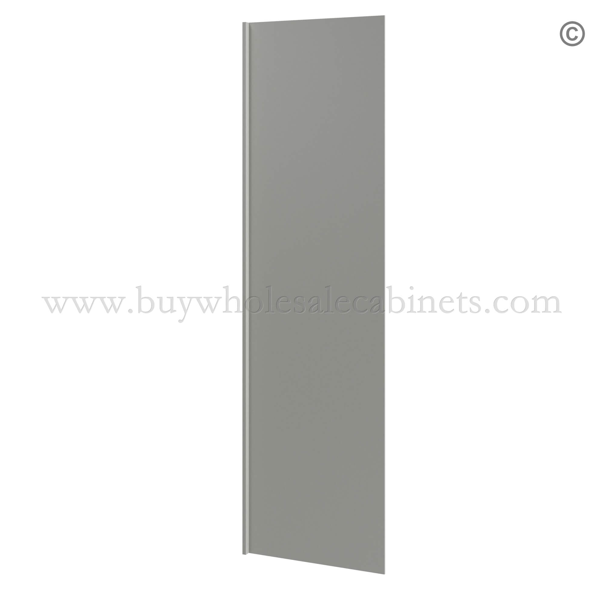 Dorian Gray Shaker Refrigerator Return Panel, dorian gray cabinets, rta cabinets, wholesale cabinets