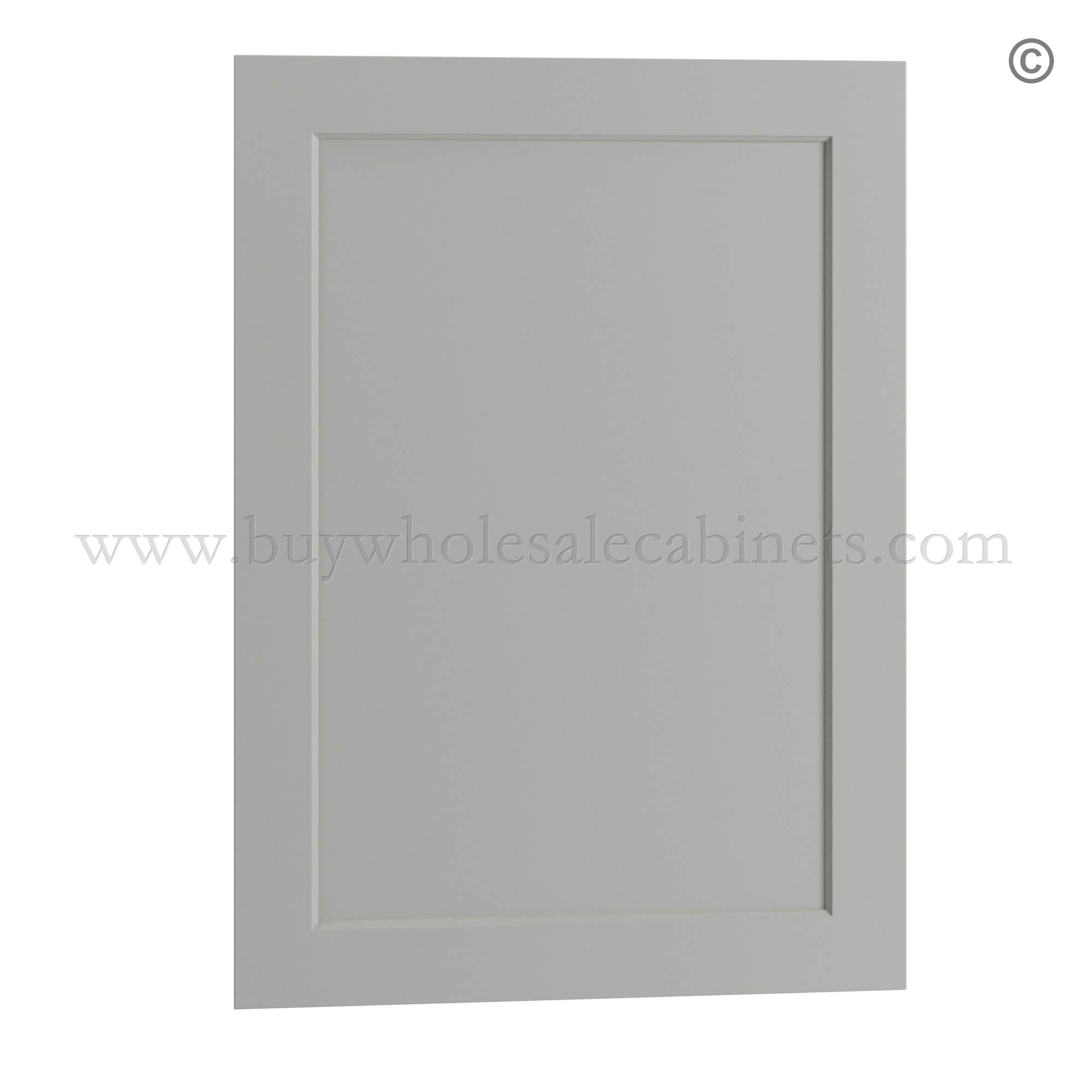 Dorian Gray Shaker Wall False Door, dorian gray cabinets, rta cabinets, wholesale cabinets