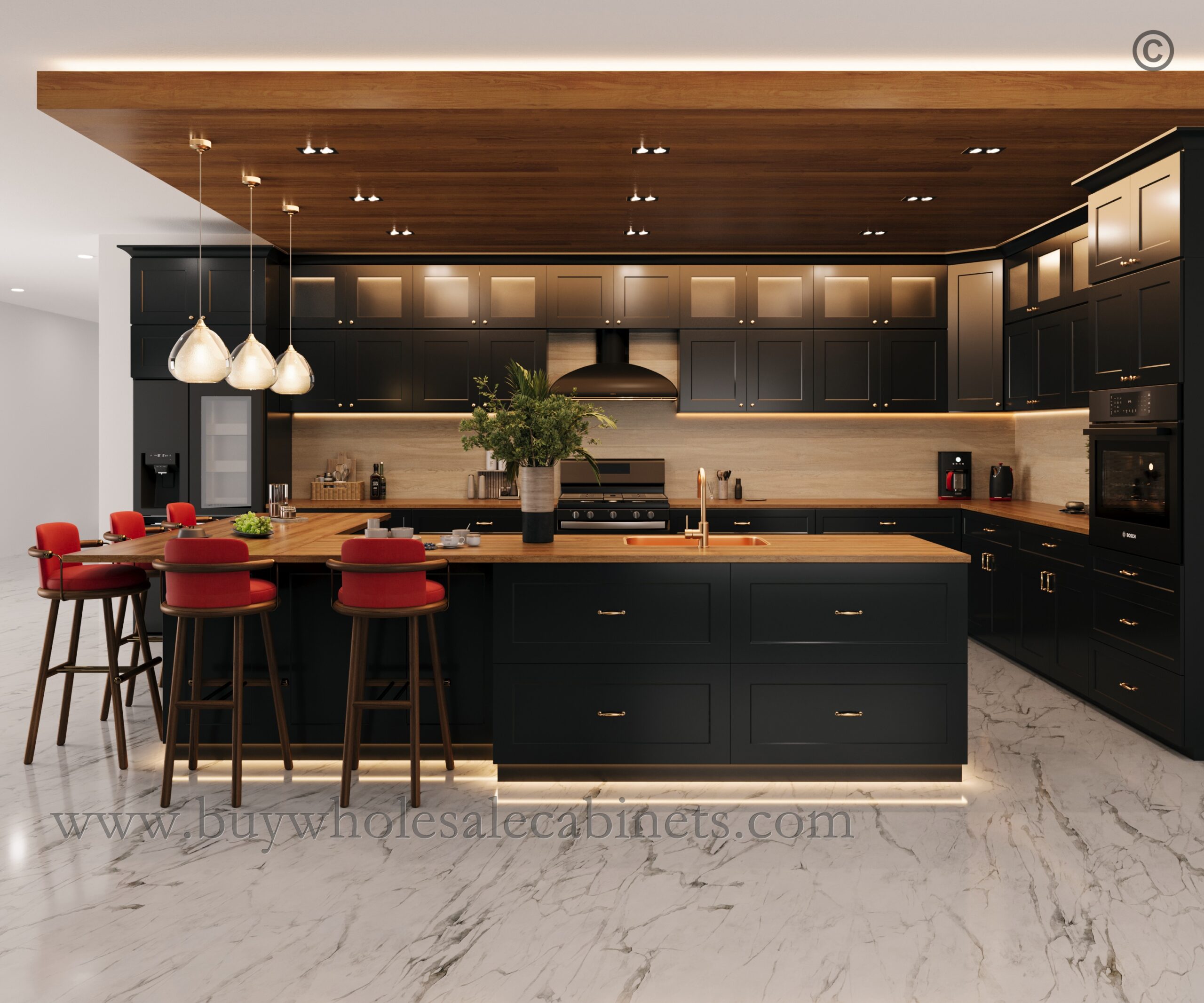 what is the most popular kitchen cabinet color