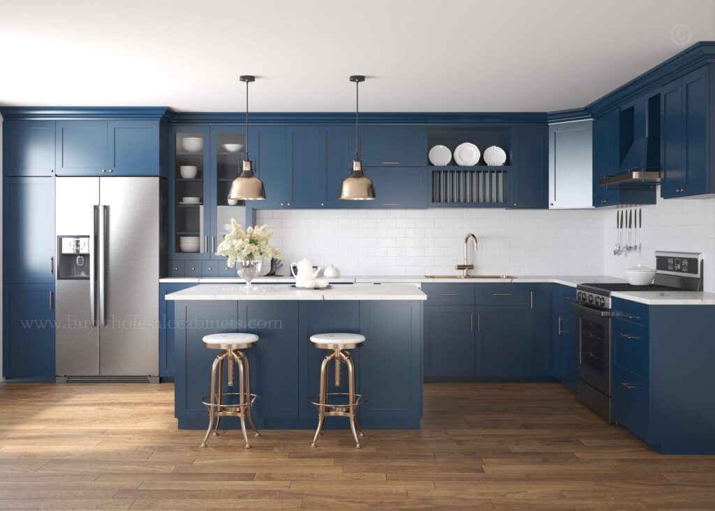blue kitchen cabinets, rta cabinets, wholesale cabinets, are rta cabinets good