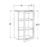 GLASS DOOR WALL CABINET