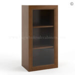 Frameless Maduro Wall Mullion Door