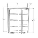 door glass wall cabinet