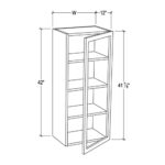 GLASS DOOR WALL CABINET