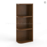 Frameless Classic Chestnut Wall Open End Shelf