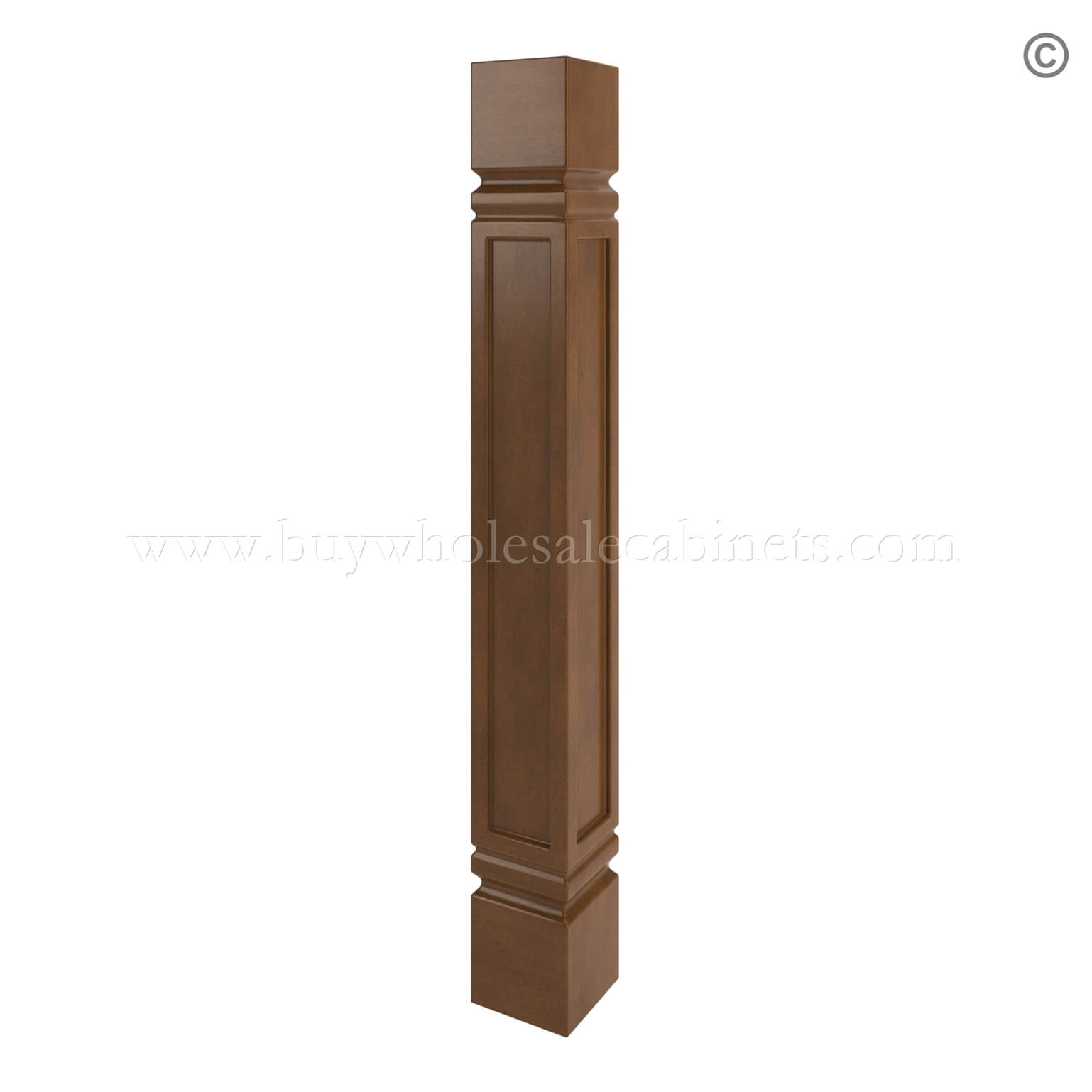 Frameless Classic Chestnut Square Spool