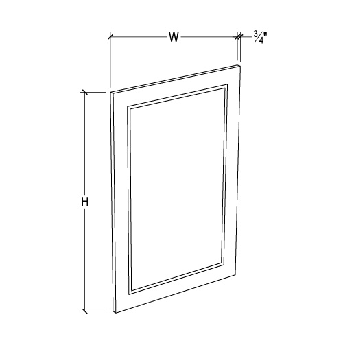 Frameless Door Panel