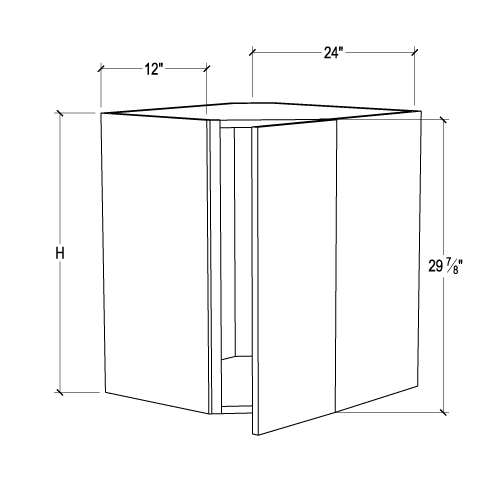 diagonal corner wall cabinet
