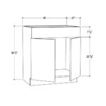 VANITY BASE DRAWER CABINET 2 DRAWER