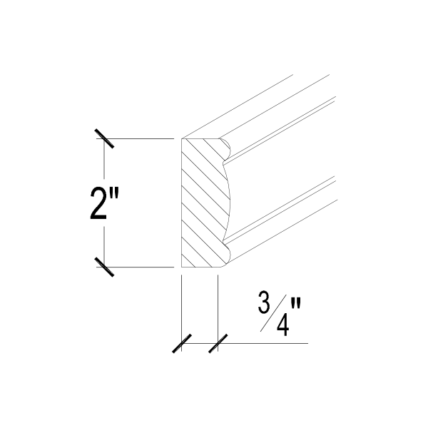 Frameless Light Rail Molding
