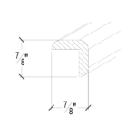 Frameless Outside Corner Molding