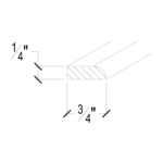 Frameless Scribe Molding