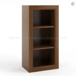 Frameless Classic Chestnut Wall Mullion Door