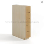 Treasure Chest Shaker Base Spice Cabinet with 5 Drawers