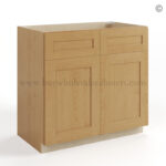 Treasure Chest Shaker Double Vanity Sink Base Cabinet