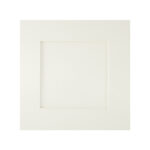 Frameless Pearl White Sample Door