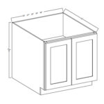 Base Cabinet Full Height 2 Doors