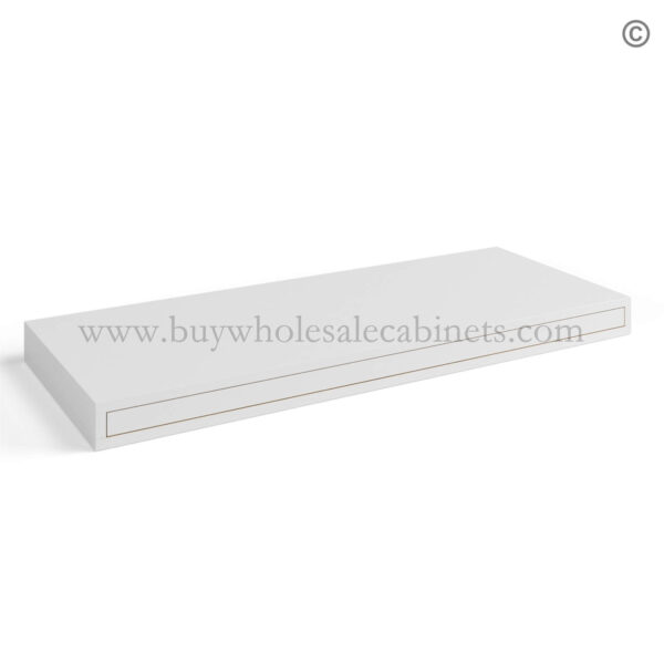 White Shaker Floating Shelf, rta cabinets
