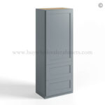 Gray Shaker 18 H Wall With Drawer Cabinet