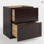 espresso cabinets, drawer base cabinets