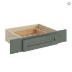 Green Shaker Knee Drawer, rta cabinets