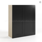 balck cabinets, wall cabinets