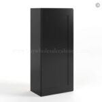 black Shaker 42 H Single Door Wall Cabinet