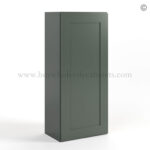 Green Shaker 42 H Single Door Wall Cabinet