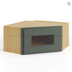 wall cabinets, green cabinets