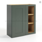 Green Shaker 30 H Wall Blind Cabinet, rta cabinets