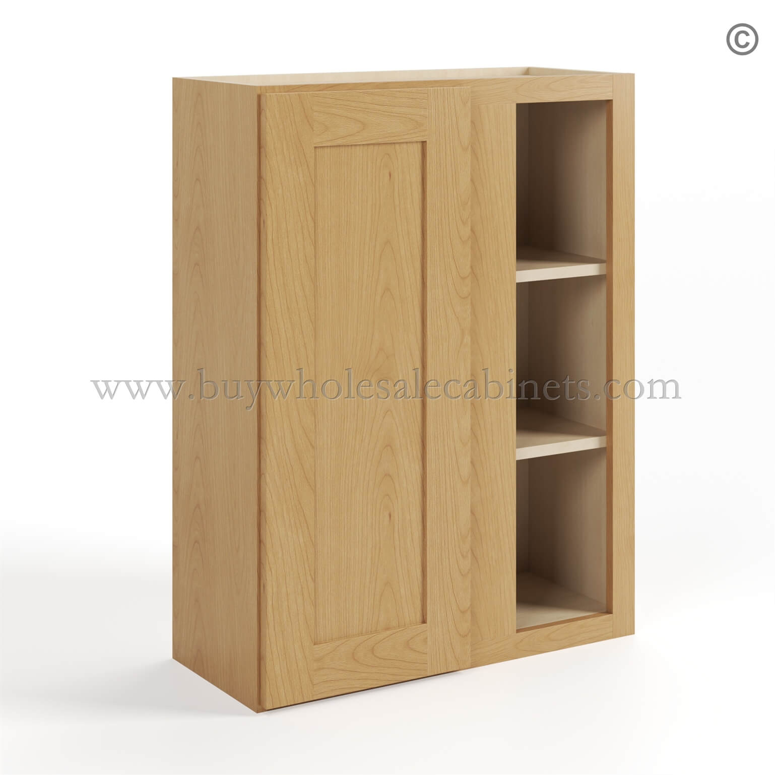 Treasure Chest Shaker 36 H Wall Blind Cabinet, rta cabinet