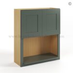 wall cabinet, green cabinet