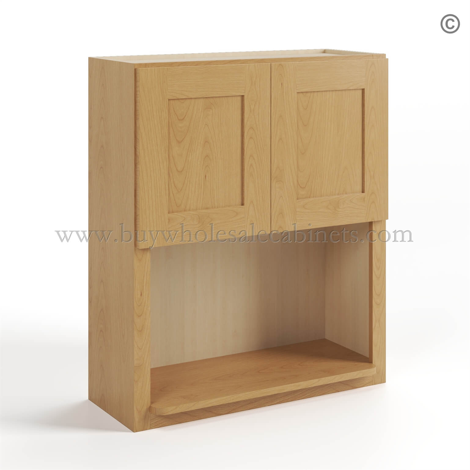 Treasure Chest Shaker Microwave Wall Cabinet, wall cabinet