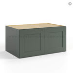 Green Shaker 36 W Refrigerator Wall Cabinet 24 Deep, rta cabinets