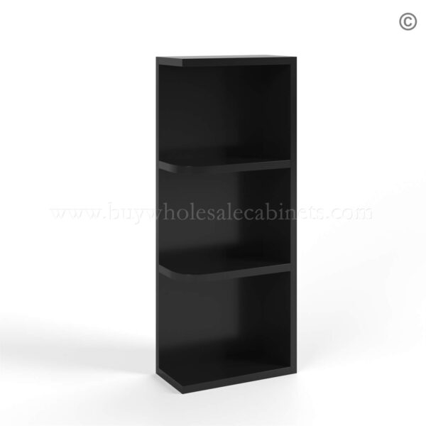 black Shaker Open End Shelf