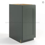 Green Shaker Base Cabinet - Full Height Door