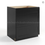 black Shaker Drawer Base