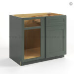 Green Shaker Blind Corner Base Cabinet, rta cabinets