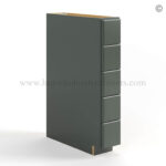 Green Shaker Base Spice Cabinet with 5 Drawers, rta cabinets