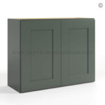 Green Shaker 24 H Double Door Wall Cabinet, rta cabinets