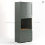 Green Shaker 33 W Oven Pantry Cabinet, rta cabinets