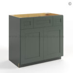 Green Shaker Vanity Combo Cabinet, rta cabinets