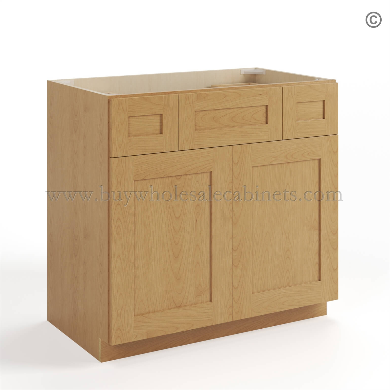 Treasure Chest Shaker Vanity Combo Cabinet, vanity cabinet