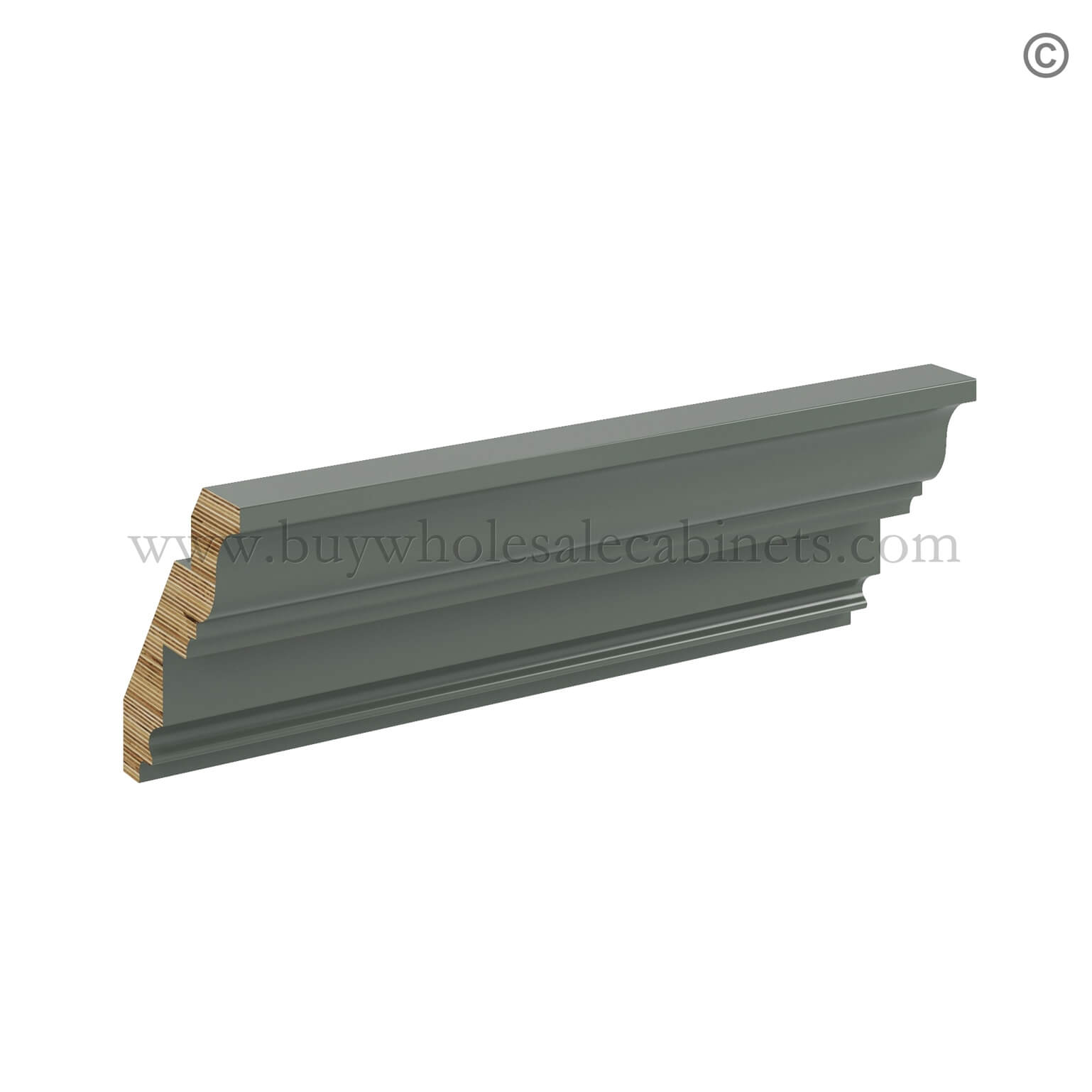 Green Shaker Inset Crown Moulding, rta cabinets