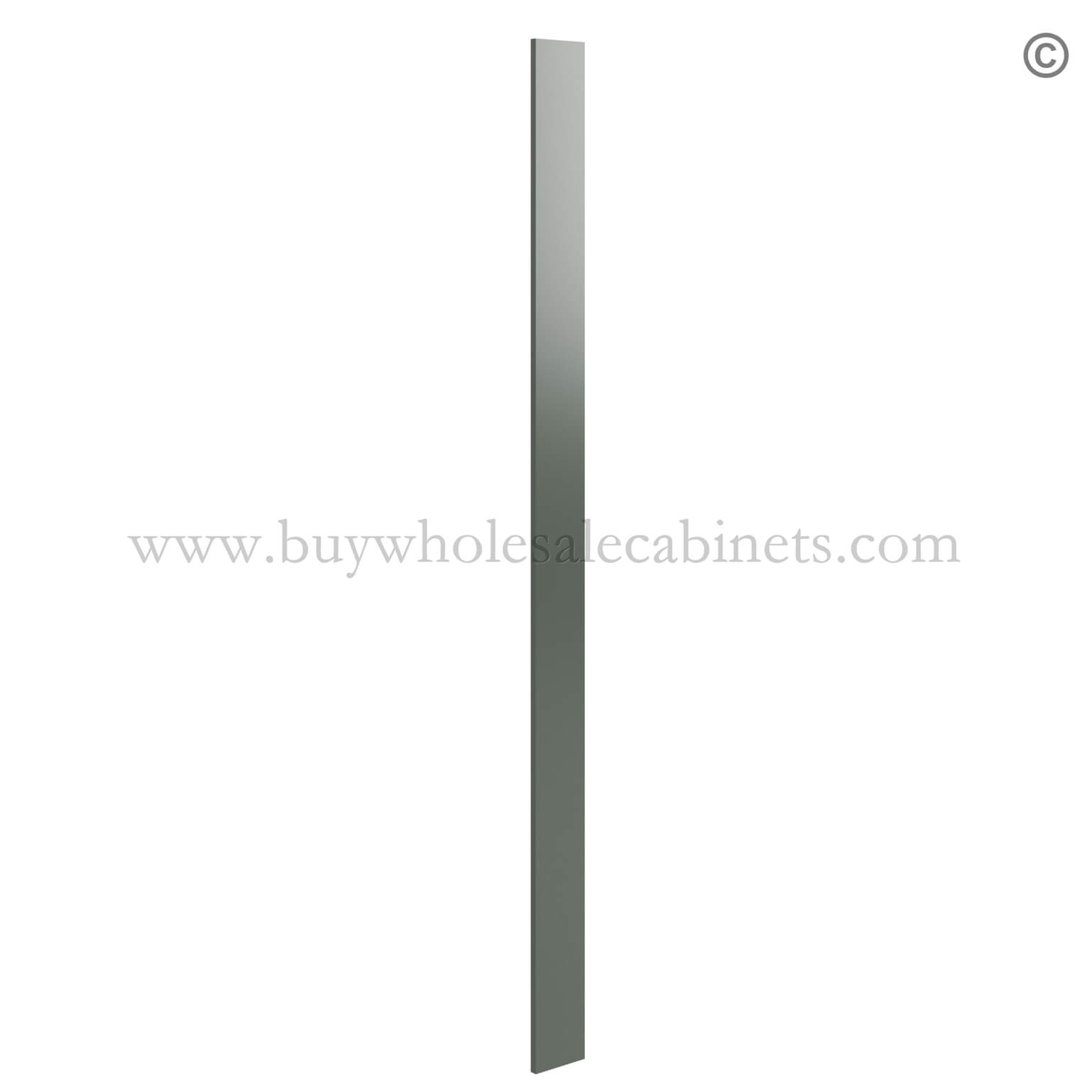 Green Shaker Tall Filler, rta cabinets