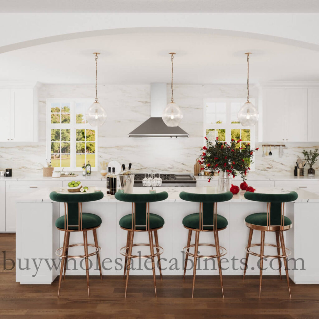 White shaker cabinets sale