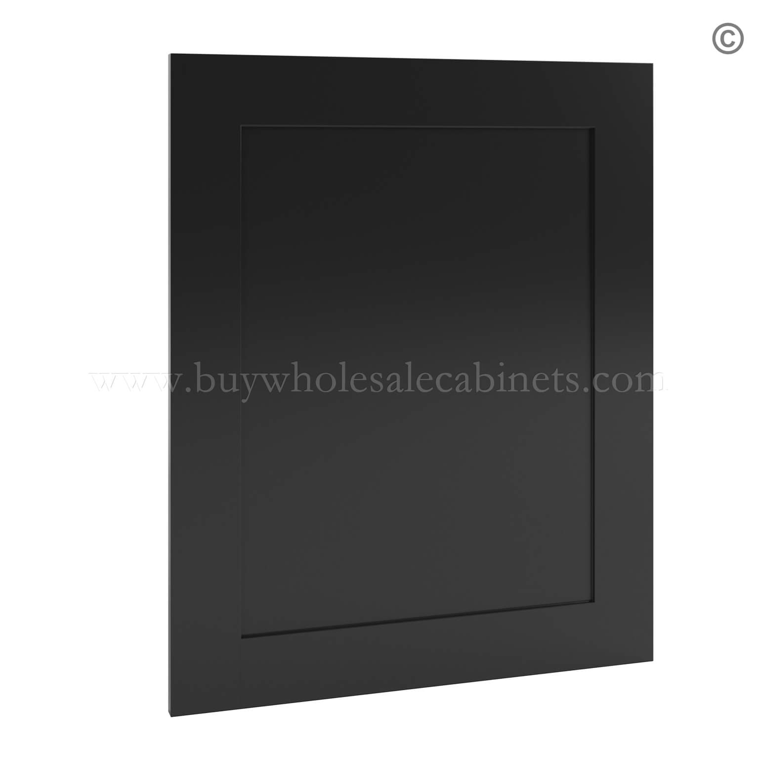 Black Shaker Decorative Door Panel