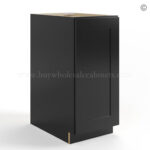 Black Shaker Base Cabinet - Full Height Door